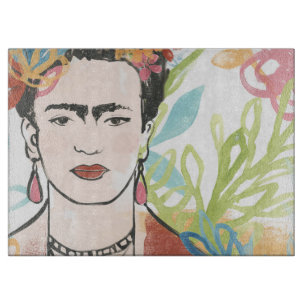 Portrait von Frida Kahlo Schneidebrett
