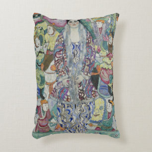 Portrait von Friederike Maria Beer von Gustav Klim Dekokissen