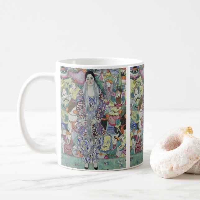 Portrait von Friederike Maria Beer von Gustav Klim Kaffeetasse (Mit Donut)
