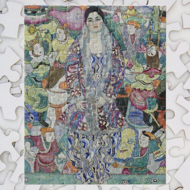 Portrait von Friederike Maria Beer von Gustav Klim Puzzle (Von Creator hochgeladen)