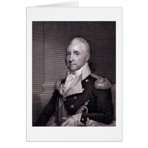 Portrait von Generalmajor John Brooks, in Gravur v
