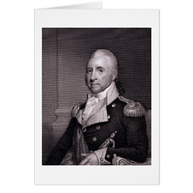 Portrait von Generalmajor John Brooks, in Gravur v (Vorne)