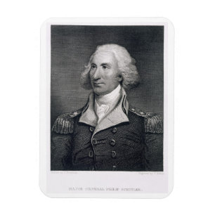 Portrait von Generalmajor Philip Schuyler, Gravur Magnet