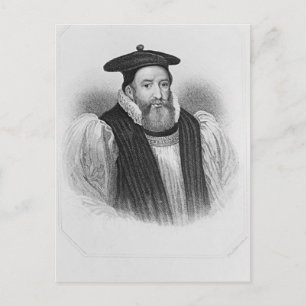 Portrait von George Abbot Erzbischof von Postkarte