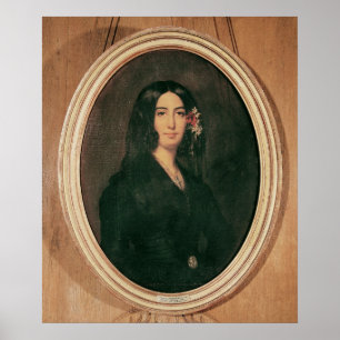 Portrait von George Sand Poster
