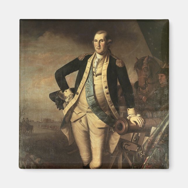 Portrait von George Washington, 1779 Magnet (Vorne)