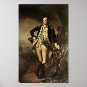 Portrait von George Washington, 1779 Poster