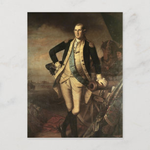 Portrait von George Washington, 1779 Postkarte
