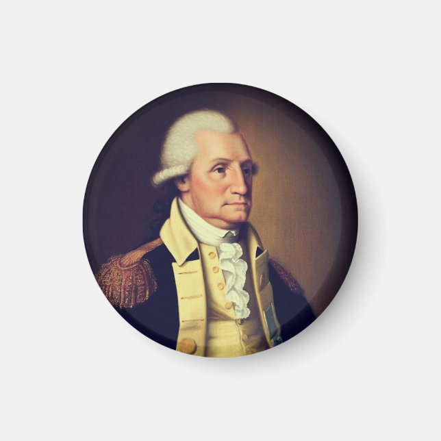 Portrait von George Washington (1790) Magnet (Vorne)