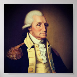 Portrait von George Washington (1790) Poster