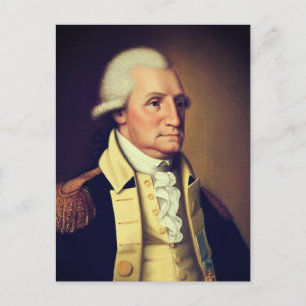 Portrait von George Washington (1790) Postkarte