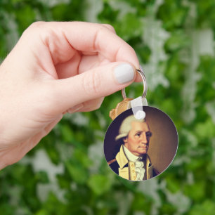 Portrait von George Washington (1790) Schlüsselanhänger