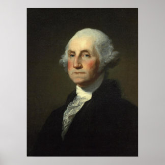 "Portrait von George Washington" Poster