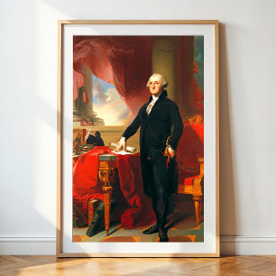 Portrait von George Washington, Thomas Sully Poster