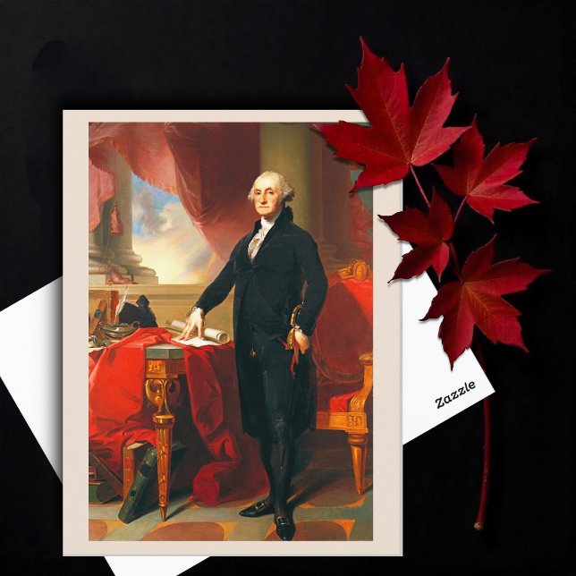 Portrait von George Washington, Thomas Sully Postkarte (Von Creator hochgeladen)