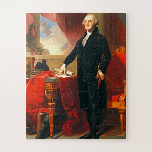 Portrait von George Washington, Thomas Sully Puzzle (Vertikal)