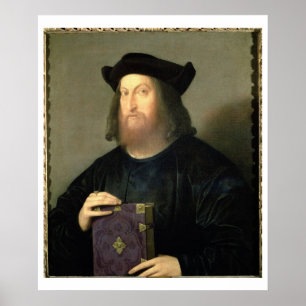 Portrait von Gian Giorgio Trissino (1478-1550) (Öl Poster