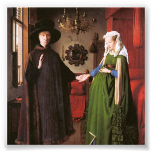Portrait von Giovanni Arnolfini und seiner Ehefrau Fotodruck