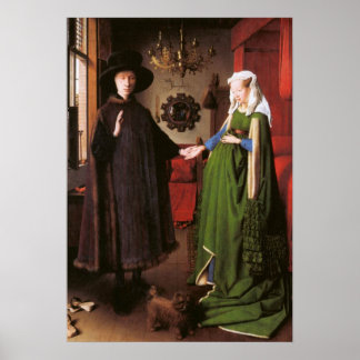 Portrait von Giovanni Arnolfini und seiner Ehefrau Poster