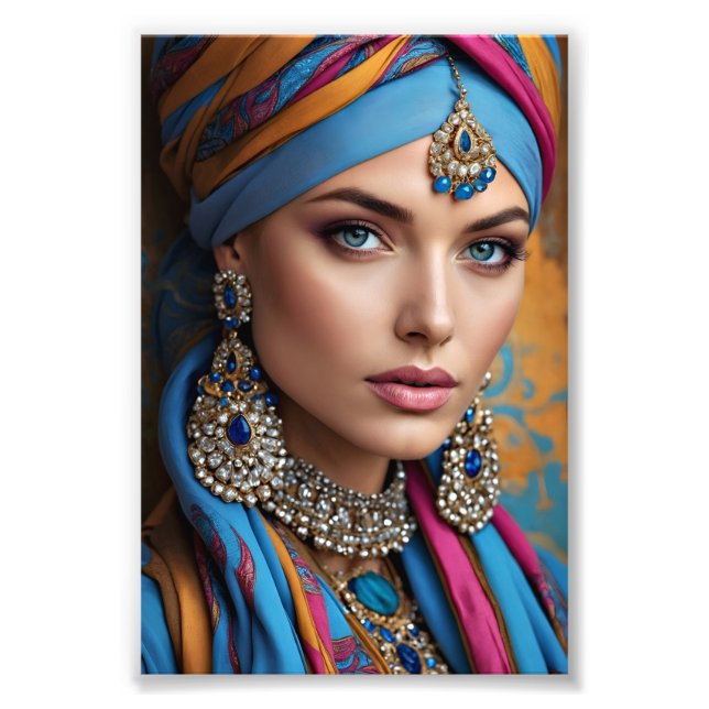 Portrait von Grace Fotodruck (Vorne)