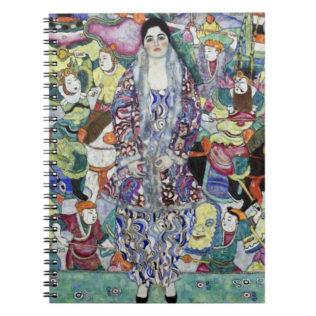 Portrait von Gustav Klimt Notizblock (Vorderseite)