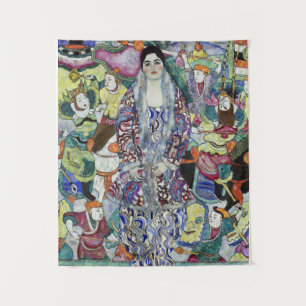 Portrait von Gustav Klimt Wandteppich