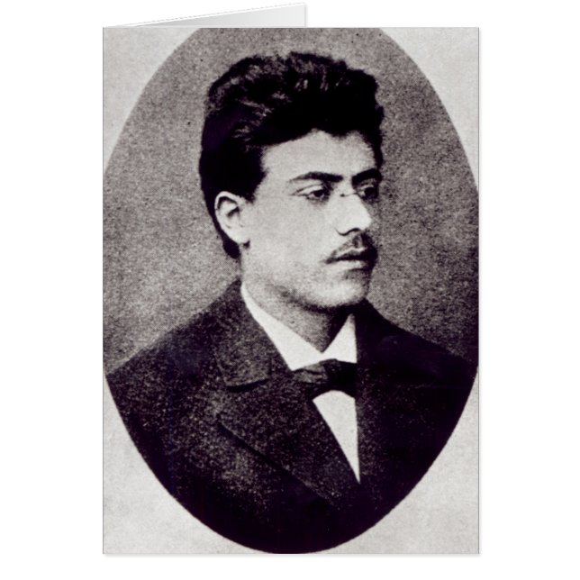 Portrait von Gustav Mahler, 1878 (Vorne)