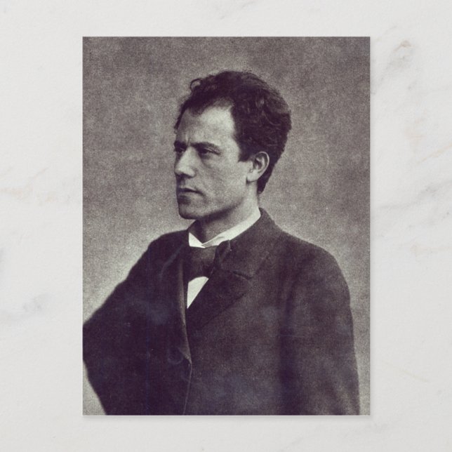 Portrait von Gustav Mahler, 1897 Postkarte (Vorderseite)