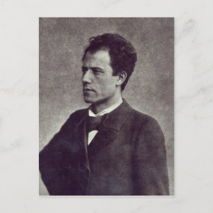 Portrait von Gustav Mahler, 1897 Postkarte