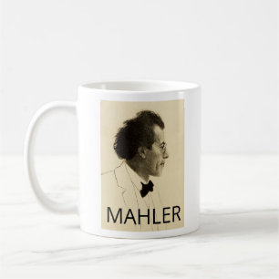 Portrait von Gustav Mahler (1902) Kaffeetasse