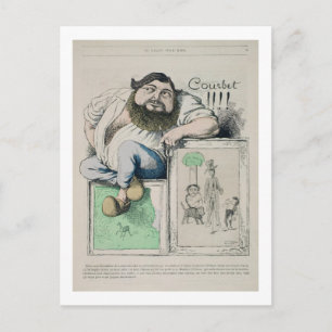 Portrait von Gustave Courbet (1819-77), Abbildung Postkarte