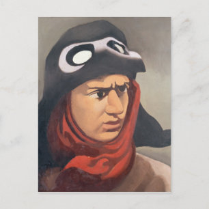 Portrait von Guynemer, 1921-23 Postkarte