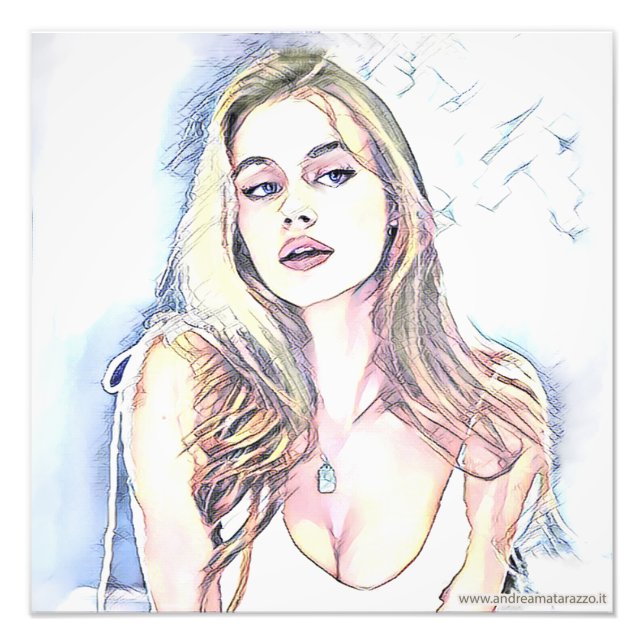 Portrait von Hailey Fotodruck (Vorne)