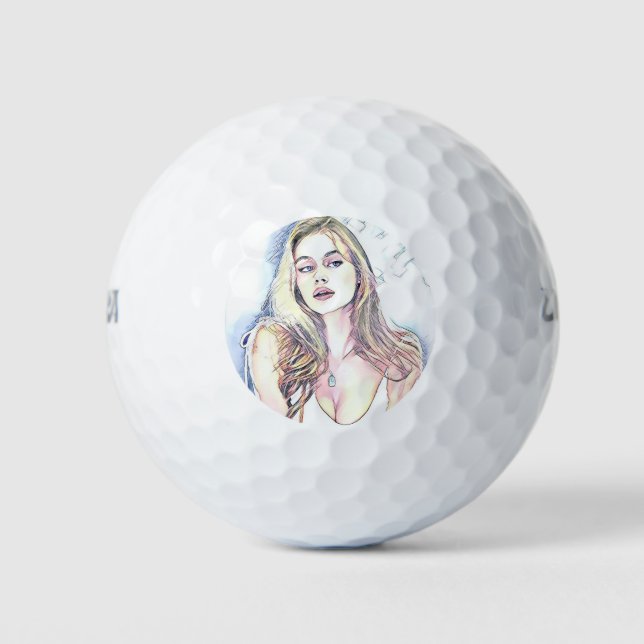 Portrait von Hailey Golfball (Vorderseite)
