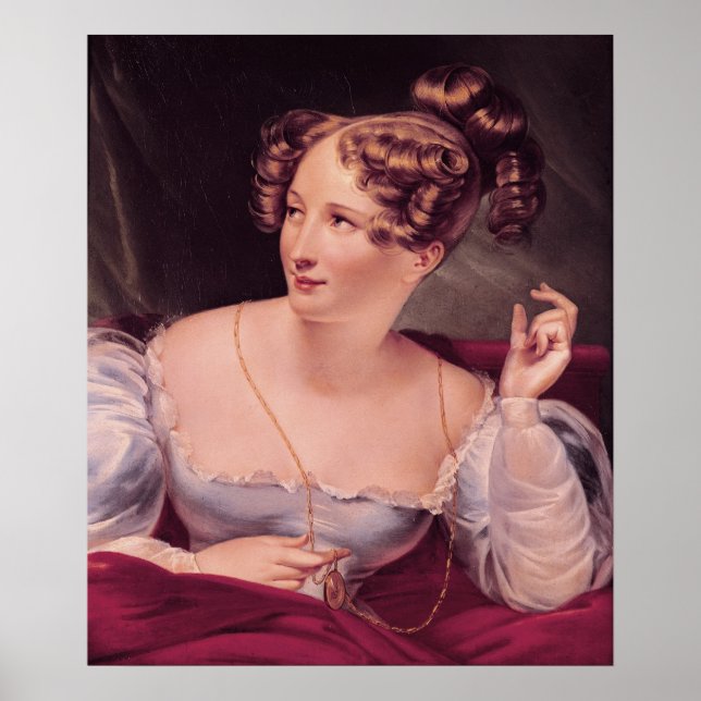 Portrait von Harriet Smithson Poster (Vorne)