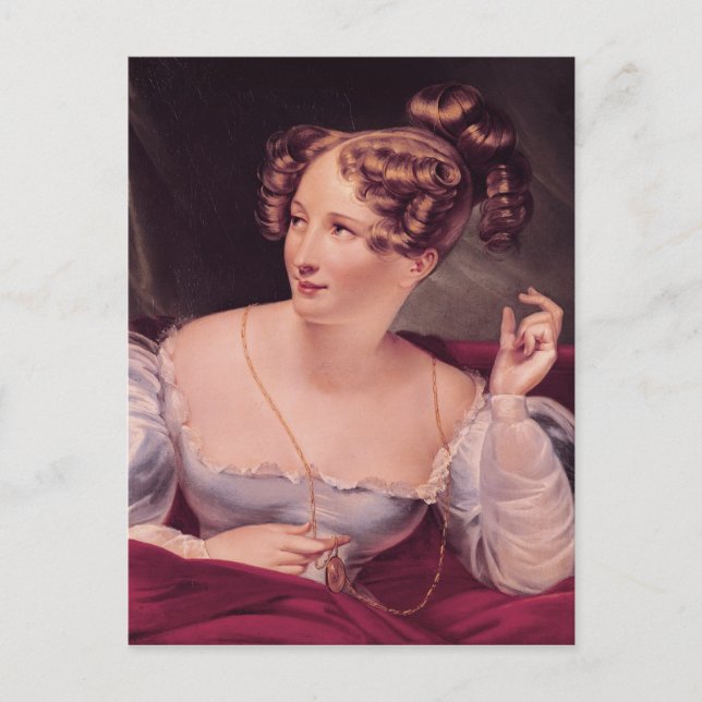 Portrait von Harriet Smithson Postkarte (Vorderseite)