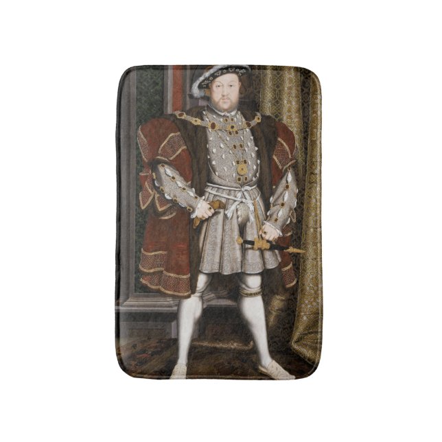 Portrait von Heinrich VIII (Hans Holbein der Jünge Badematte (Vorderseite Vertikal)
