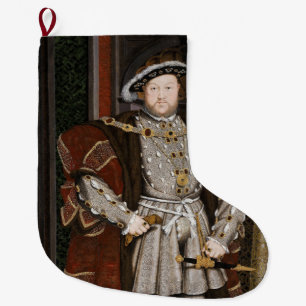 Portrait von Heinrich VIII (Hans Holbein der Jünge Großer Weihnachtsstrumpf