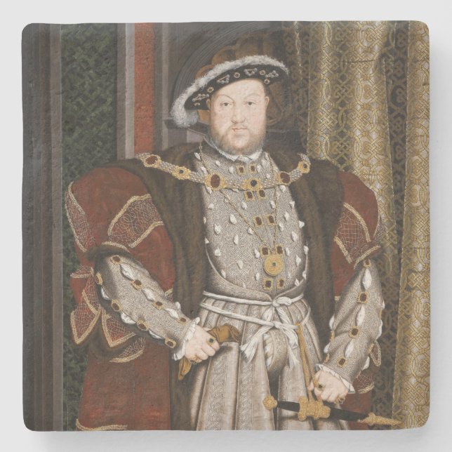 Portrait von Heinrich VIII (Hans Holbein der Jünge Steinuntersetzer (Vorderseite)