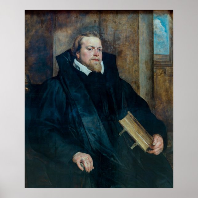 Portrait von Hendrik van Thulden Poster (Vorne)