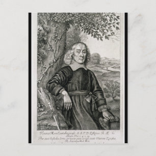 Portrait von Henry More (1614-87) frontispiece to Postkarte