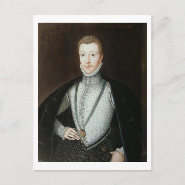 Portrait von Henry Stewart, Earl of Darnley (1545- Postkarte (Vorderseite)
