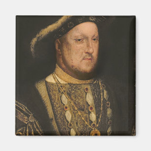 Portrait von Henry VIII c.1536 Magnet