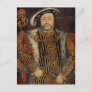 Portrait von Henry VIII Postkarte