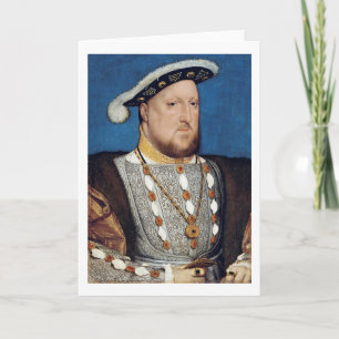 Portrait von Henry VIII von England, Holbein Karte