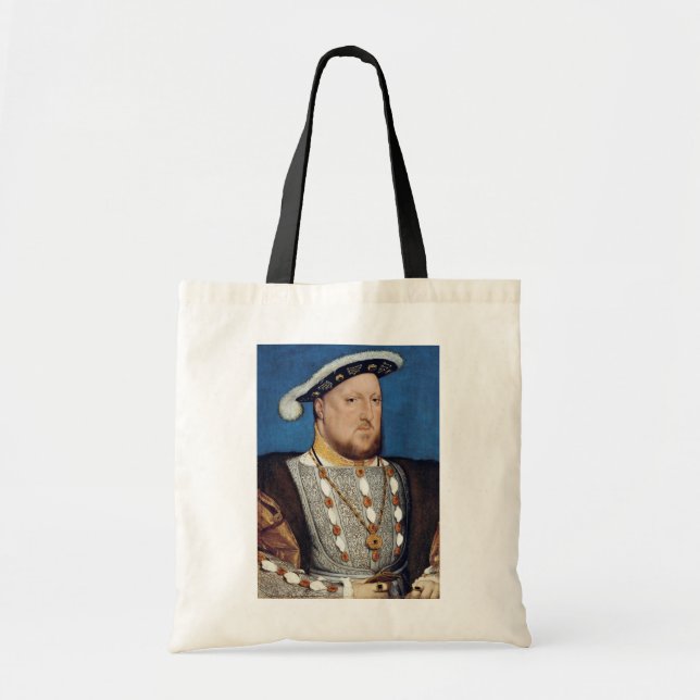 Portrait von Henry VIII von England, Holbein Tragetasche (Vorne)