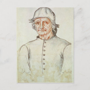 Portrait von Hieronymus Bosch Postkarte