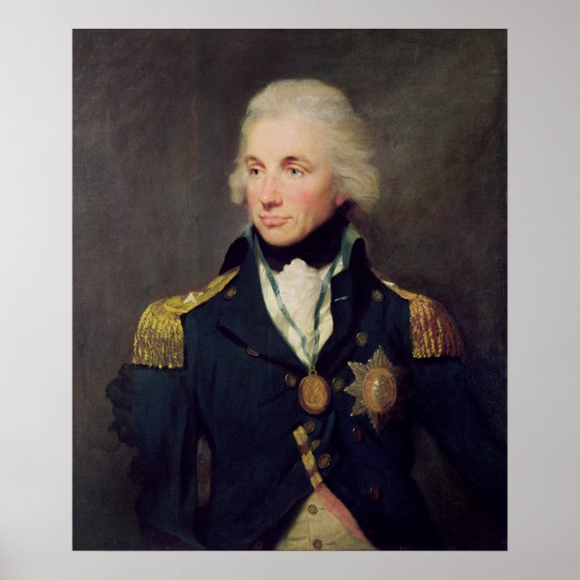 Portrait von Horatio Nelson , Viscount Nelson Poster (Vorne)