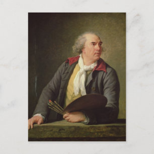 Portrait von Hubert Robert 1788 Postkarte
