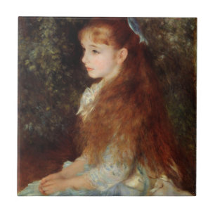 Portrait von Irene - Renoir Impressionist Malerei Fliese